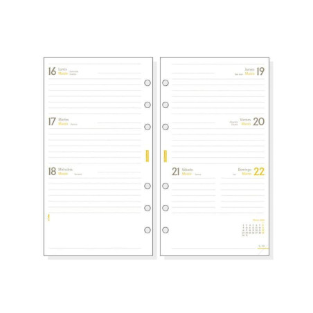 RECAMBIO ANUALIDAD 2026 FINOCAM "CLASSIC: C999" SEMANA VISTA CASTELLANO