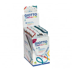 ESTUCHE 8 ROTULADORES GIOTTO TURBO GLITTER