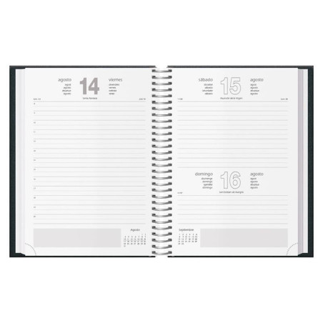 AGENDA 2026 DOHE "SEGOVIA" ESPIRAL DÍA PÁGINA 14x20cm CASTELLANO