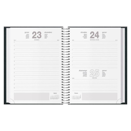 AGENDA 2026 DOHE "SEGOVIA" ESPIRAL DÍA PÁGINA 14x20cm CATALÁN