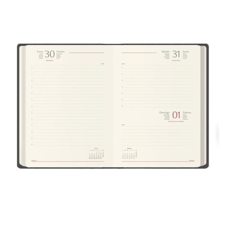 AGENDA 2026 DOHE "MELBOURNE" DÍA PÁGINA 15x21cm