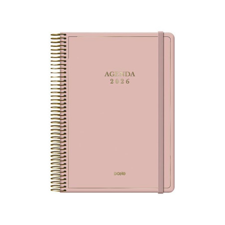 AGENDA 2026 DOHE "VELVET" DÍA PÁGINA 14x20cm