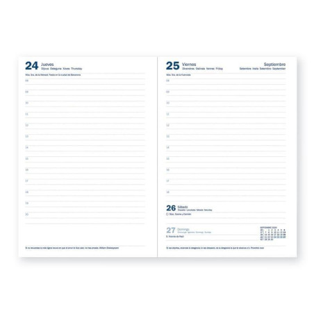 AGENDA 2026 MYRGA "PRAXIS" DÍA PÁGINA 14,5x21cm