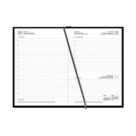 AGENDA 2026 MYRGA "PEÑAFIEL" DÍA PÁGINA 14,5x21cm CASTELLANO