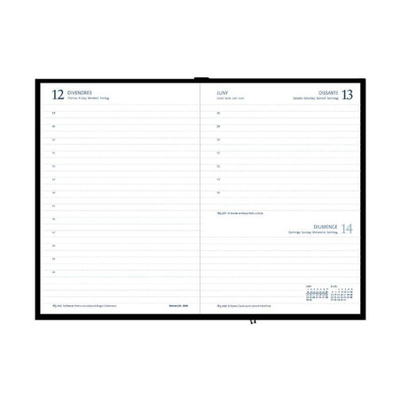 AGENDA 2026 MYRGA "PEÑAFIEL" DÍA PÁGINA 14,5x21cm CATALÁN