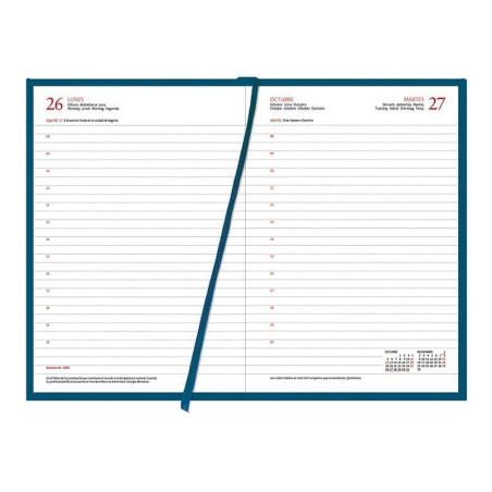 AGENDA 2026 MYRGA "PEÑAFIEL PLUS" DÍA PÁGINA 14,5x21cm CASTELLANO