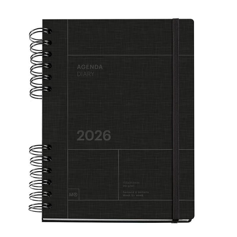 AGENDA 2026 MIQUELRIUS "BACK TO BASICS" SEMANA VISTA 15,5x21,3cm CASTELLANO AGENDA 2026 MIQUELRIUS "BACK TO BASICS" SEMANA VISTA 15,5x21,3cm CASTELLANO