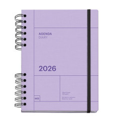AGENDA 2026 MIQUELRIUS "BACK TO BASICS" SEMANA VISTA 15,5x21,3cm CASTELLANO