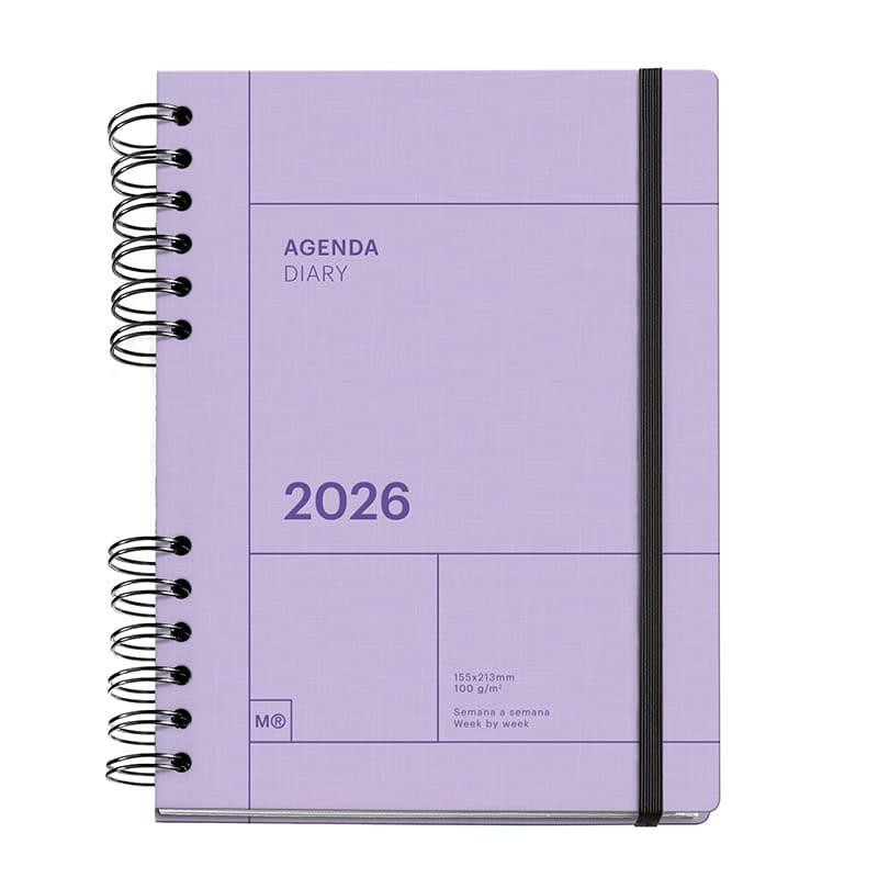 AGENDA 2026 MIQUELRIUS "BACK TO BASICS" SEMANA VISTA 15,5x21,3cm CASTELLANO AGENDA 2026 MIQUELRIUS "BACK TO BASICS" SEMANA VISTA 15,5x21,3cm CASTELLANO