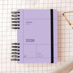 AGENDA 2026 MIQUELRIUS "BACK TO BASICS" SEMANA VISTA 15,5x21,3cm CASTELLANO