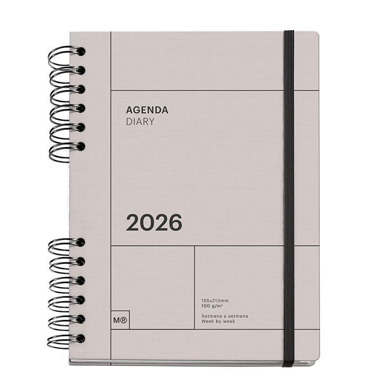 AGENDA 2026 MIQUELRIUS "BACK TO BASICS" SEMANA VISTA 15,5x21,3cm CATALÁN AGENDA 2026 MIQUELRIUS "BACK TO BASICS" SEMANA VISTA 15,5x21,3cm CATALÁN