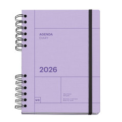 AGENDA 2026 MIQUELRIUS "BACK TO BASICS" SEMANA VISTA 15,5x21,3cm CATALÁN