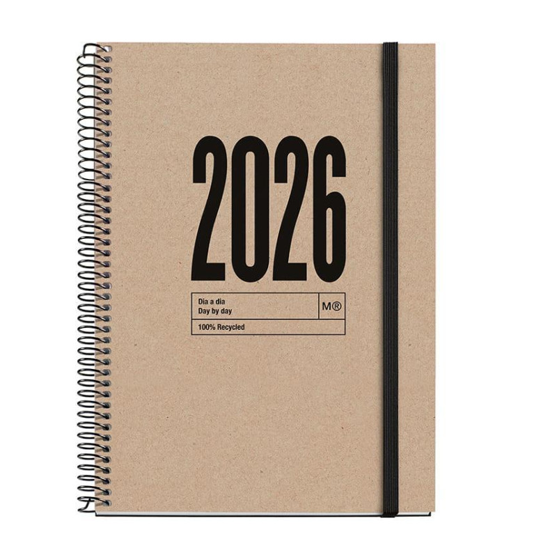 AGENDA 2026 MIQUELRIUS "RECYCLED" DÍA PÁGINA 15,5x21,3cm CATALÁN AGENDA 2026 MIQUELRIUS "RECYCLED" DÍA PÁGINA 15,5x21,3cm CATALÁN