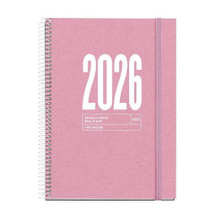 AGENDA 2026 MIQUELRIUS "RECYCLED" SEMANA VISTA VERTICAL 15,5x21,3cm CATALÁN