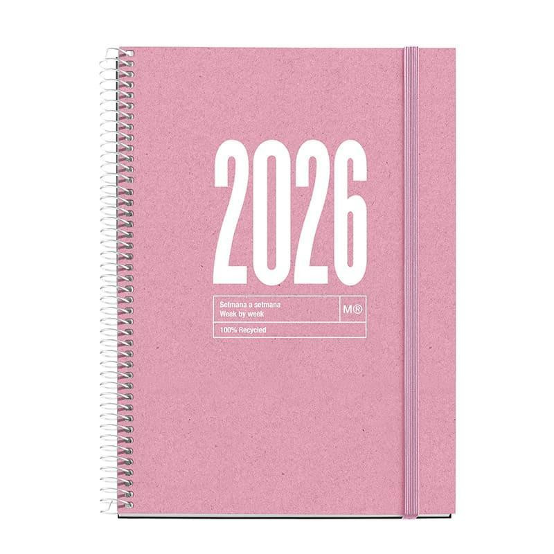 AGENDA 2026 MIQUELRIUS "RECYCLED" SEMANA VISTA VERTICAL 15,5x21,3cm CATALÁN AGENDA 2026 MIQUELRIUS "RECYCLED" SEMANA VISTA VERTICAL 15,5x21,3cm CATALÁN
