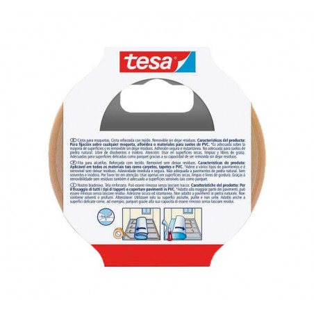 CINTA ADHESIVA REMOVIBLE TESA PARA MOQUETAS 50mmx10m