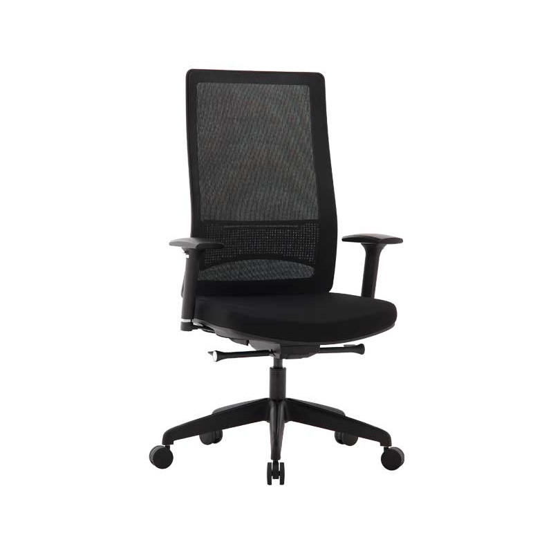 Silla de oficina ergonómica sin ruedas, silla de computadora con patas  fijas cruzadas, silla de oficina sin brazos, silla giratoria de altura