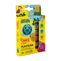 CAJA 6 TUBOS PLASTILINA JOVI "NATURE COLORS" 15gr