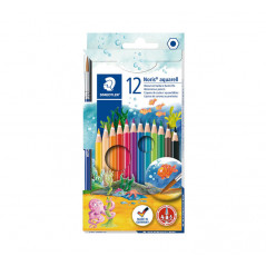 ESTUCHE 12 LÁPICES STAEDTLER NORIS AQUARELL