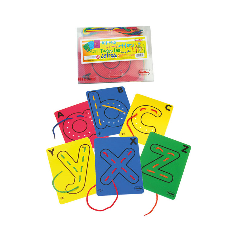 SET 28 TARJETAS PARA HILAR HENBEA "LETRAS" SET 28 TARJETAS PARA HILAR HENBEA "LETRAS"