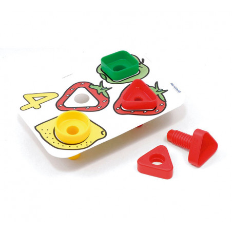 CONTENEDOR 72 PIEZAS MINILAND "ACTIVITY NUTS & BOLTS"