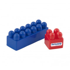 CONTENEDOR 120 PIEZAS MINILAND "BLOCKS"