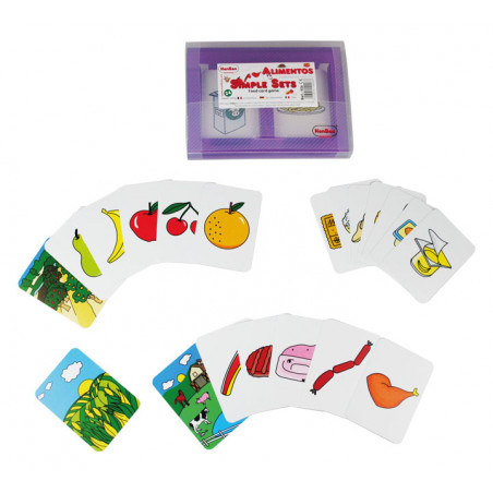 SET 9 TARJETAS HENBEA DE FAMILIAS: ALIMENTOS