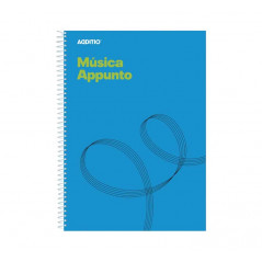 CUADERNO DE MÚSICA ADDITIO APPUNTO