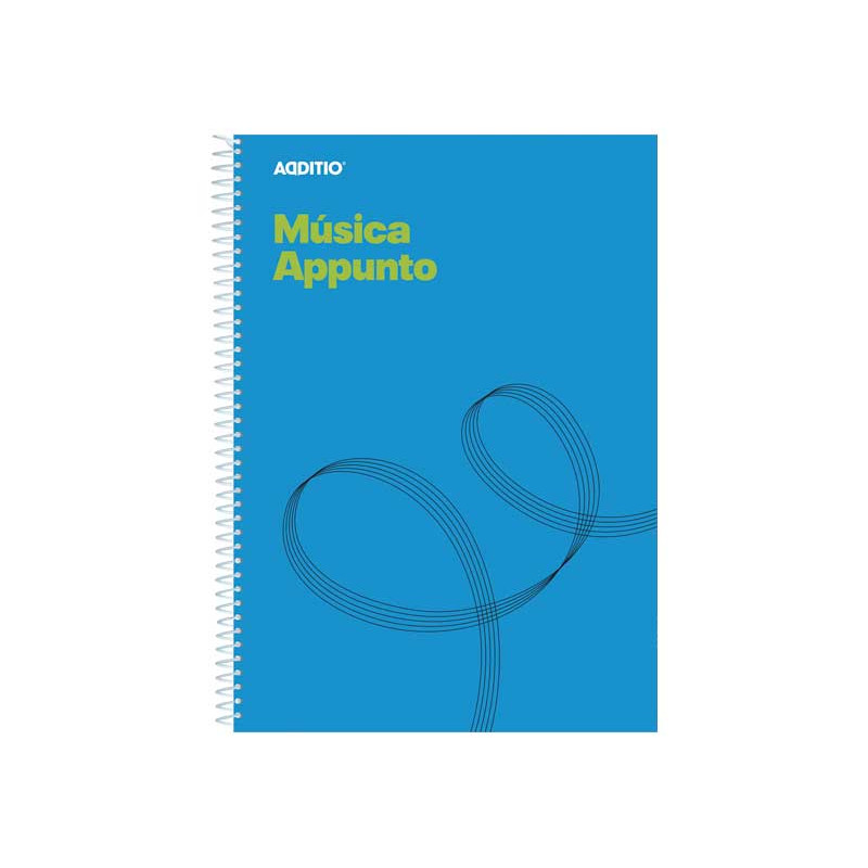 CUADERNO DE MÚSICA ADDITIO APPUNTO