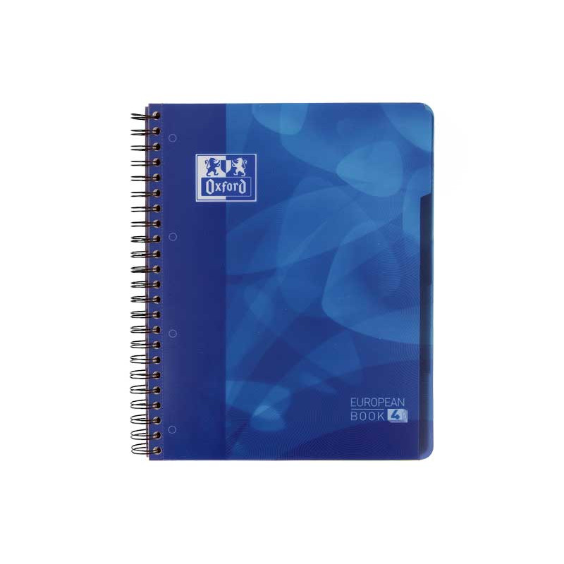 CUADERNO OXFORD "EUROPEANBOOK 4 LAGOON CON 4 SEPARADORES" A4+ 120h HORIZONTAL CUADERNO OXFORD "EUROPEANBOOK 4 LAGOON CON 4 SEPARADORES" A4+ 120h HORIZONTAL