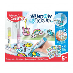 SET MAPED CREATIV "GEL STICKERS: VENTANAS"