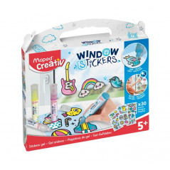 SET MAPED CREATIV "GEL STICKERS: VENTANAS"