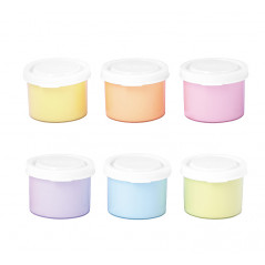 CAJA 6 BOTES DE PINTURA DE DEDOS JOVI 35ml PASTEL