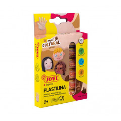 CAJA 6 TUBOS PLASTILINA JOVI "MULTI CULTURAL" 15gr