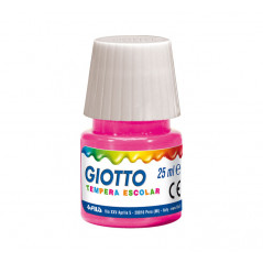 ESTUCHE 12 BOTES TÉMPERA ESCOLAR GIOTTO 25ml + PINCEL