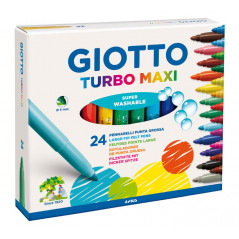 CAJA 24 ROTULADORES GIOTTO TURBO MAXI