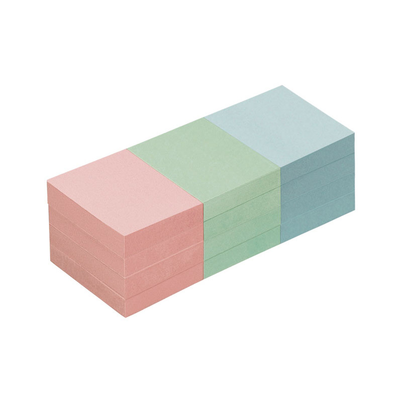 PACK 12 BLOCS DE NOTAS REPOSICIONABLE RE-MOVE™ PASTEL 40x50 mm