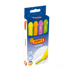 ESTUCHE 4 CERAS JOVI NEON