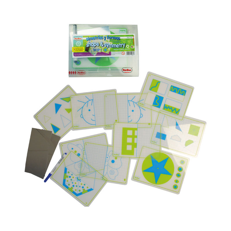KIT JUEGO HENBEA SIMETRÍAS Y FORMAS KIT JUEGO HENBEA SIMETRÍAS Y FORMAS