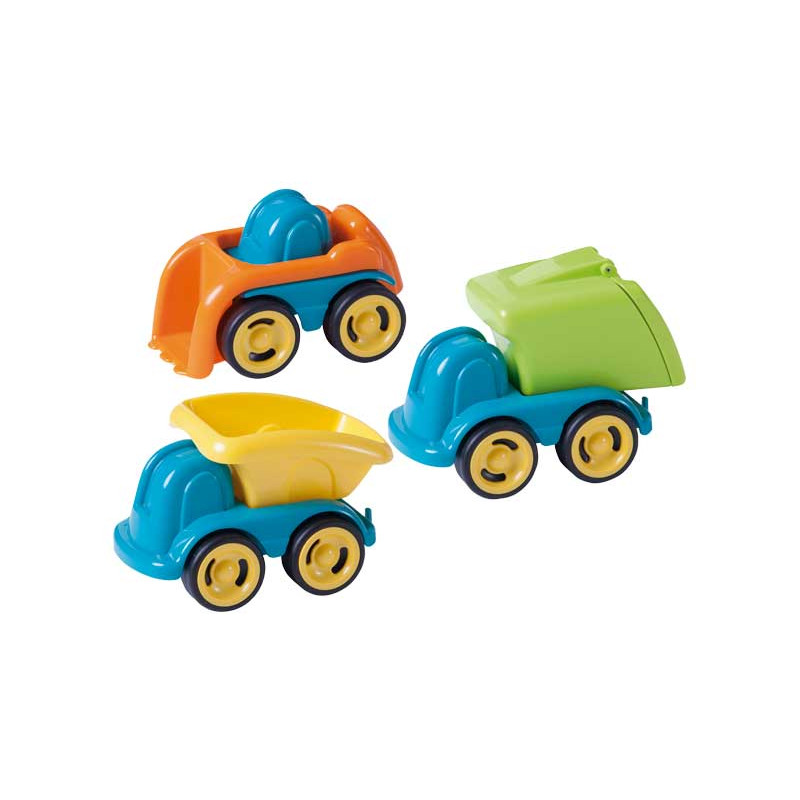 SET DE 6 VEHÍCULOS MINILAND "MINIMOBIL DUMPY" 18cm SET DE 6 VEHÍCULOS MINILAND "MINIMOBIL DUMPY" 18cm
