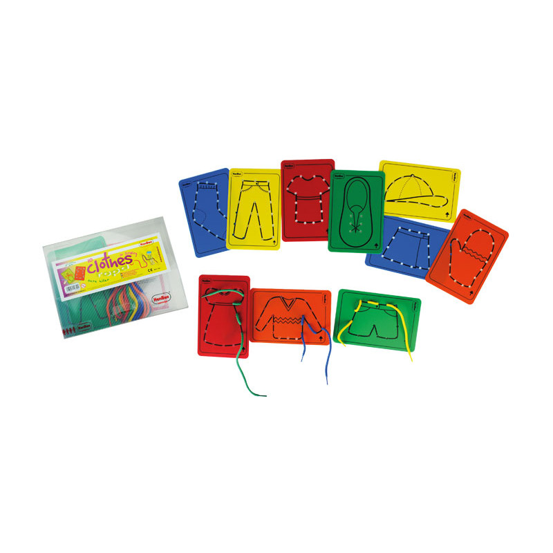 SET 10 TARJETAS PARA HILAR HENBEA "ROPA" SET 10 TARJETAS PARA HILAR HENBEA "ROPA"