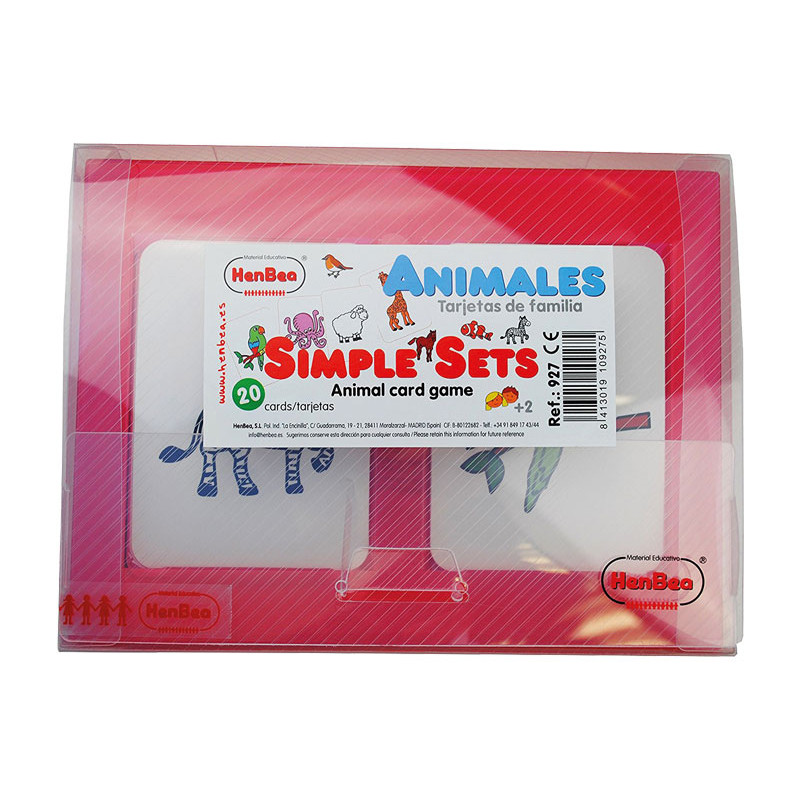 SET 24 TARJETAS HENBEA DE FAMILIAS: ANIMALES