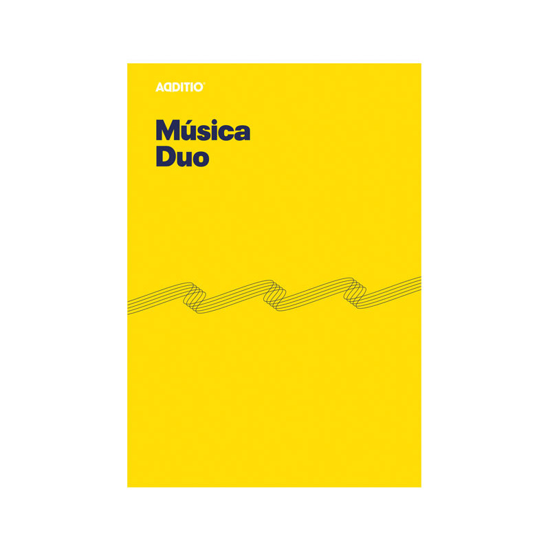 CUADERNO DE MÚSICA ADDITIO DUO