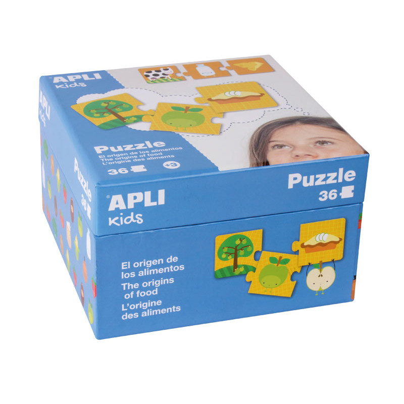 PUZZLE APLI KIDS "ORIGEN DE LOS ALIMENTOS"