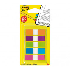 PACK 5 DISPENSADORES ÍNDICES POST-IT 11,9x43,2mm