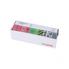 SET 10 CINTAS WASHI TAPE INNSPIRO SERIE DECO