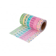 SET 6 CINTAS WASHI TAPE INNSPIRO "TUTTI FRUTTI"