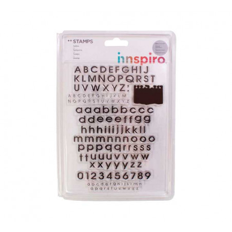 SELLOS ACRÍLICOS INNSPIRO "ABECEDARIO IMPRENTA"
