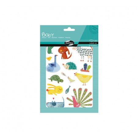 BLÍSTER 93 PEGATINAS BABY MAILDOR "ANIMALES"