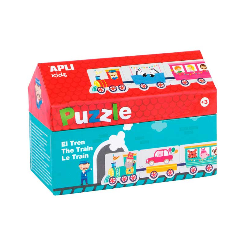 CAJA PUZZLE APLI KIDS "TREN"